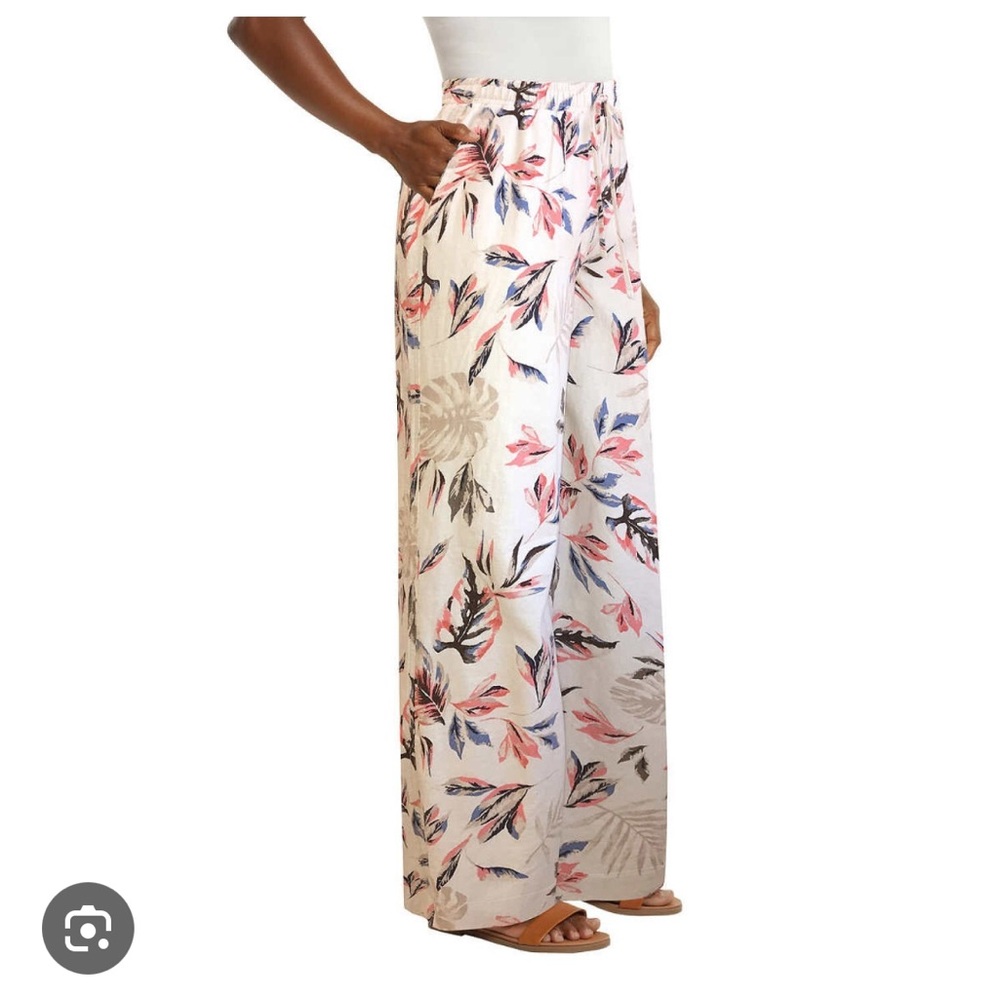 Briggs Ladies' Floral Linen Blend Pants
